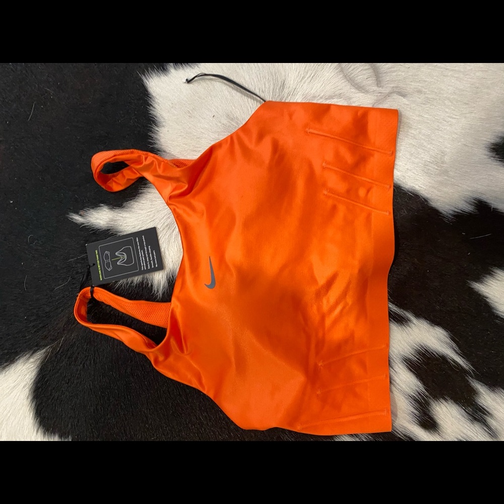 Nike swoosh sports bra